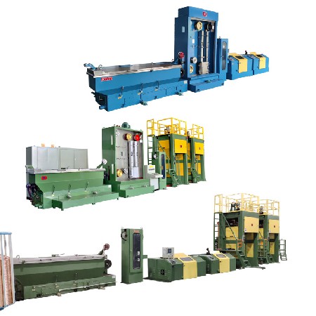 中拉机退火设备金属平面不锈钢拉线机双头中拉机生产线铜线铝线拉