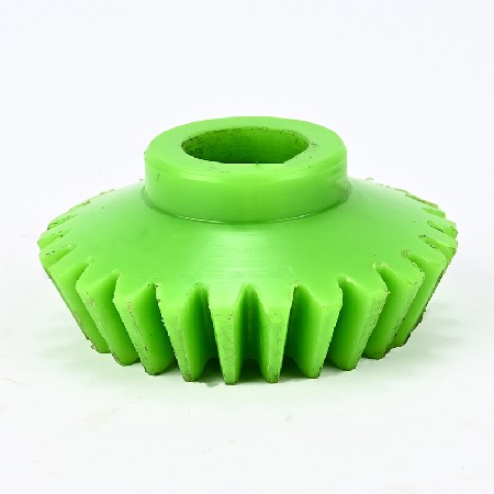 扇形尼龙齿轮绿色尼龙滑轮抗磨损高精密螺旋齿轮小拉排线工业配件