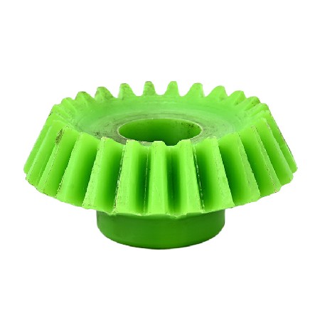 扇形尼龙齿轮绿色尼龙滑轮抗磨损高精密螺旋齿轮小拉排线工业配件