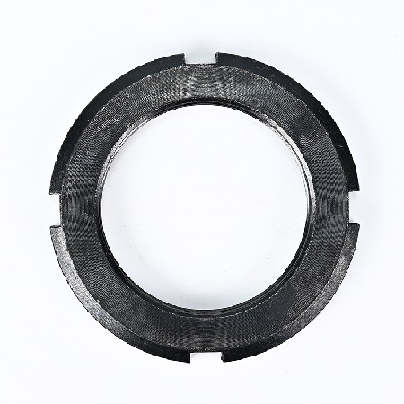 圆螺母园螺帽止退开槽圆形母粗牙细牙锁紧防松反牙定位紧固配件